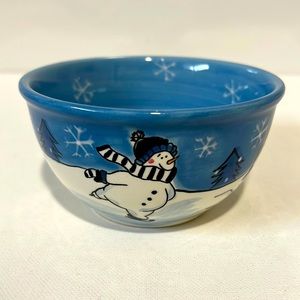 Canterbury Potteries Snow Valley Hand Painted Bowl